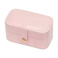 thumbnail image 2 of Miogawg Jewelry Box, 2-Layer Jewelry Holder Organizer, Portable Versatile Earring Storage, For Small Accessories, 2 of 6