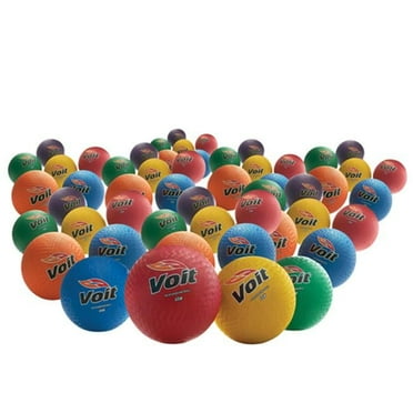 Voit  8.5 in. Rainbow Playground Balls, Pack of 48