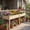 Natural-74in, variant on HUONA Raised Garden Bed with Legs Elevated Wood Planter Box for Vegetables Flowers Herbs Garden Planter for Backyard Patio Balcony 48x23.42x30inch (Natural, M)