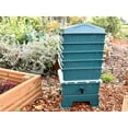 thumbnail image 3 of VermiHut 5-Tray Worm Compost Bin - Dark Green, 3 of 5