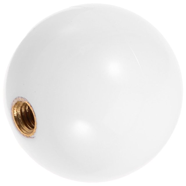 Yazoeia Joystick Ball Top Handle Rocker Round Head Arcade Game DIY Parts Replacement Joystick Controller Replacement Ball White CJC912-133647