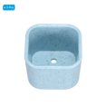 thumbnail image 3 of Unique Bargains 2' Square Plastic Succulent Planter with Drainage Blue Flowerpot Container, 3 Pack, 3 of 5