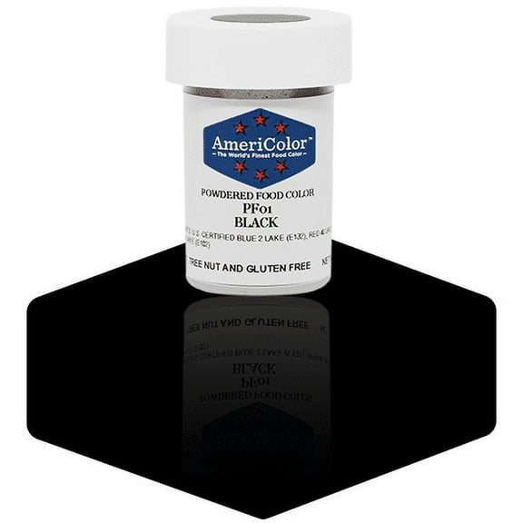 AmeriColor, Powder Food color, Black 3gm