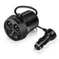 thumbnail image 2 of Cup Dual USB Car Charger with Wire Multifunction Cigarette Lighter for Phone Tablet PC, 2 of 14