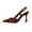Wine, variant on Viluyesy Womens Pumps Stiletto Pointed Toe Metal Buckle Slip On Dressy Comfortable Party Wedding Shoes Wine Size 6