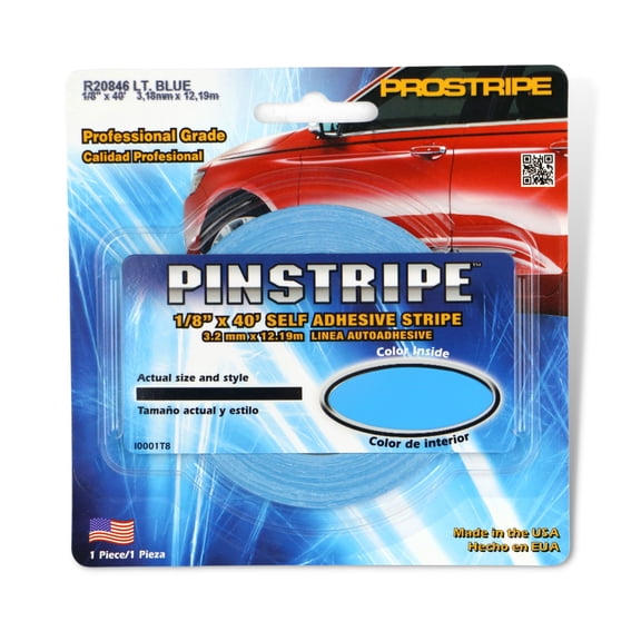 Sharpline Prostripe Pinstriping Tape [Single Stripe]: 1/8 in. x 40 ft. (Light Blue)