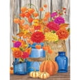 thumbnail image 1 of Cuadros Decorativos Kits de pintura de diamantes 5D DIY taladro redondo completo cosecha Likrtyny Otoño mosaico imagen artística diamantes de imitación decoración para sala de dibujo imagen regalo, 1 of 8