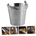 thumbnail image 6 of OATIPHO Plated Silver Stainless Steel Ice Storage Bucket with Portable Handle for Bar and Party Use, 6 of 8
