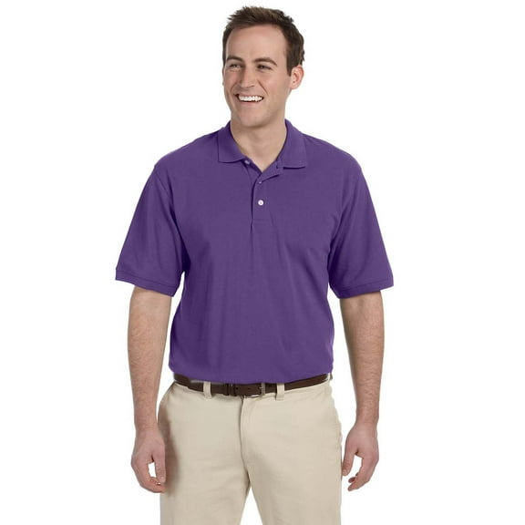 Harriton M265 Men's 5.6 oz. Easy Blend Polo