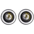 thumbnail image 2 of Gwong Autos 2 unids lámpara antiniebla universal super brillante de 3.5 pulgadas ángeles ojos LED DRL para automóvil Gwong 24011967, 2 of 6