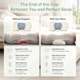 thumbnail image 4 of Memory Foam Lumbar Support Pillow, Ergonomic Lower Back Cushion for Back, 4 of 6