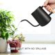 thumbnail image 2 of Regadera NQ DE acero inoxidable 35 oz/1000 ml con pico largo para plantas DE interior decoración floral, 2 of 3