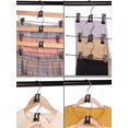 thumbnail image 3 of 5pcs Solid Color Clothes Hanger Connection Hook, Simple Black Portable Clothes Hanger Hook For Household, 3 of 5