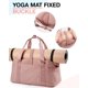 thumbnail image 3 of Bolsa de gimnasio BAGSMART para mujer, bolsa de viaje de fin de semana, rosa oscuro, 3 of 7