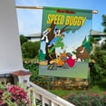 thumbnail image 5 of Speed Buggy-bandera de jardín temática. Regalo perfecto para fans, amigos y familiares, ideal para actividades al aire libre y decoración de fiestas.28CM*45CM, 5 of 5