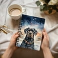 thumbnail image 3 of Hello Winter Cane Corso Welcome Snowy Night Watercolor Vintage Spiral Bound Journal Italian Mastiff Dog Lover Gifts Idea 5x7in Spiral Notebook - 01011, 3 of 5