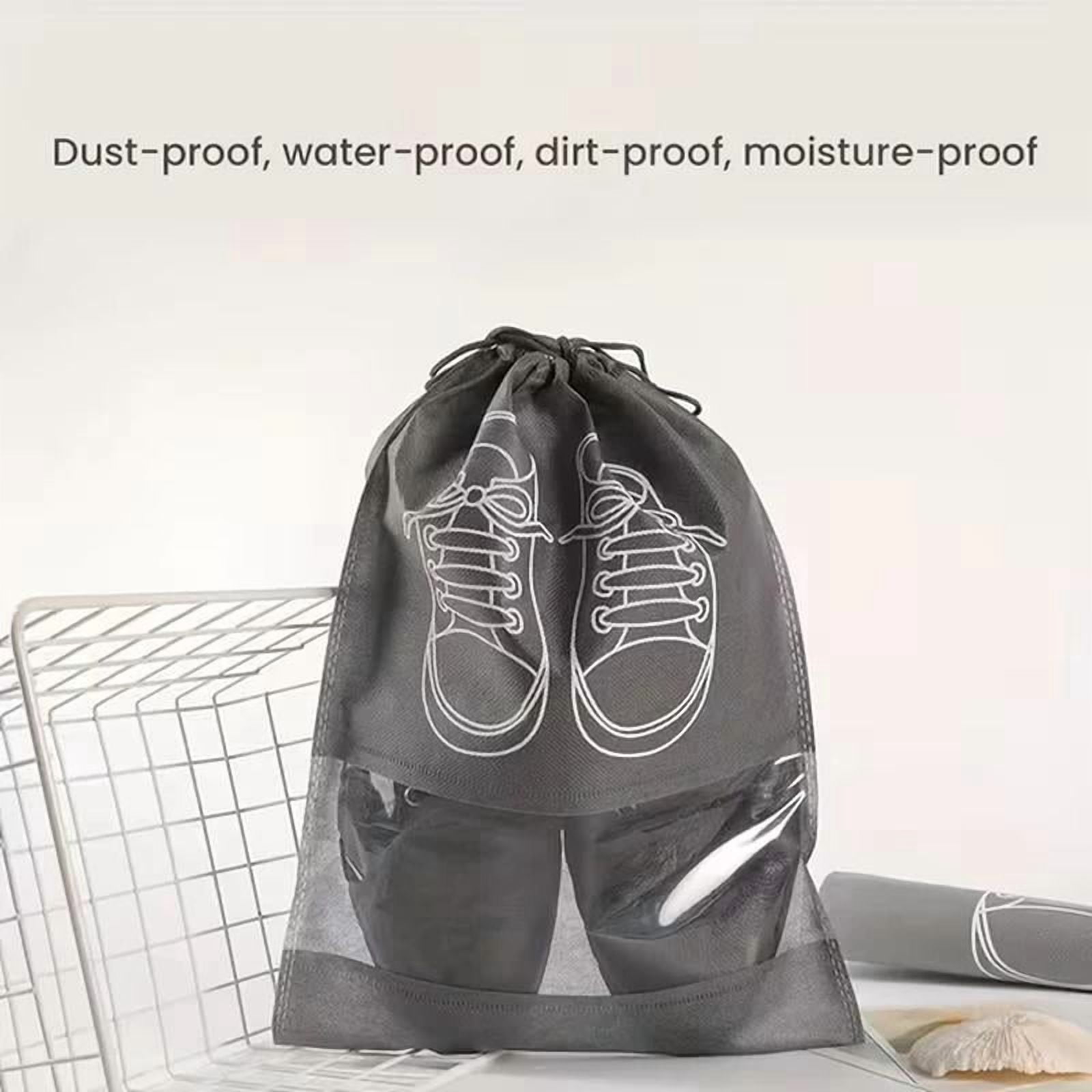 shoe storage mesh bag set - lightweight, visible, breathable for outdoor travel/dormitory organization