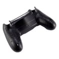 thumbnail image 5 of eXtremeRate Textured Black Comfortable Non-Slip Custom Back Housing, 3D Splashing Case Cover, Game Improvement Replacement Bottom Shell Compatible with ps4 Slim Pro Controller JDM-040/050/055, 5 of 5