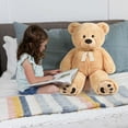 thumbnail image 5 of LotFancy Giant Teddy Bear Stuffed Animal, Big Plush Toy Gift for Kids Adult Girls, 39", 5 of 8