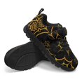 thumbnail image 3 of Pointodoor Boys Yellow Web Shoes Fashion Halloween Sneakers Size 1 Little Kid Single Buckle Sports Trail Gym Shoes Lightweight Knitted Mesh Tennis Running Shoe, 3 of 7