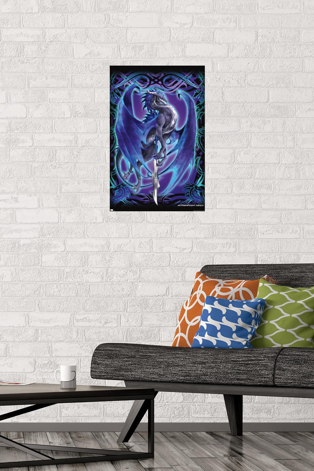Ruth Thompson - Dragonblade Stormblade Wall Poster, 14.725" x 22.375"