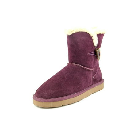 Style & Co Tiny Women Round Toe Suede Purple Winter Boot