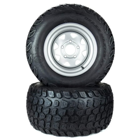 (2) Grassmaster XT Tire Assemblies 24x12.00-12 Hustler Super Z 66" 72" 606969