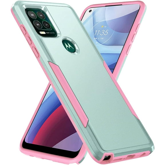 Compatible for Moto G Stylus 5G Case,Hard Back & Soft TPU Dual Layer Design,Slim Cover,Anti-Scratch Phone Case,Full Body Shockproof Protective for Moto G Stylus 5G 2021 Case Multicolor