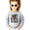 Gray Sweatshirt, variant on The Skellie Hotel Halloween Sweatshirt for Women, Men and Youth Crewneck Black Sweatshirt Youth Large
