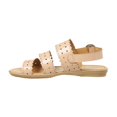 thumbnail image 3 of Sandalias Casuales Para Niñas Casuales Cómodas Tipo Piel beige 19, 3 of 5