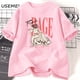 thumbnail image 5 of Camiseta Rage The Musical para mujer, ropa informal de algodón de manga corta con cuello redondo, estampada, ropa de calle Unisex, 5 of 5
