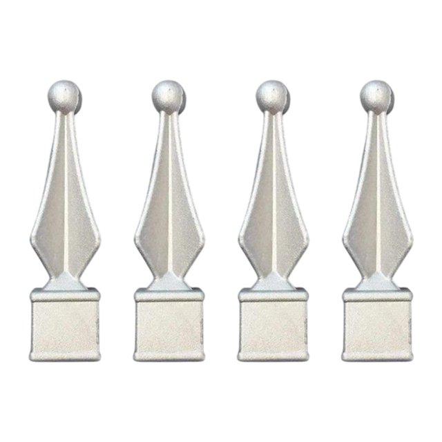 4 piezas Fenciales Finenciales de Topper Spear Reutilización Reutilizable Cubierta de para la lámpara de buzón de jardín Diámetro interior 20 mm