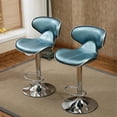 thumbnail image 5 of 360° Swivel Barstool with Plush Seat and Footrest / Modern Design for Living Room, 5 of 5