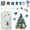 D, variant on Seyotauo Christmas Style Pattern Wall Stickers with Snowflake & Christmas Trees, Festive Indoor Christmas Decorations, Self-Adhesive Christmas Decor for Bedroom Background & Holiday Celebration