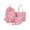 Pink, variant on Otqutp 4-Piece Student Backpack Combo Cherry Bow Backpack Large Capacity Bookbag Traveling Hiking Bag