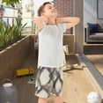 thumbnail image 5 of BZSMCE Adjustable Drawstring Casual Shorts With Python Pattern Pattern, 5 of 9
