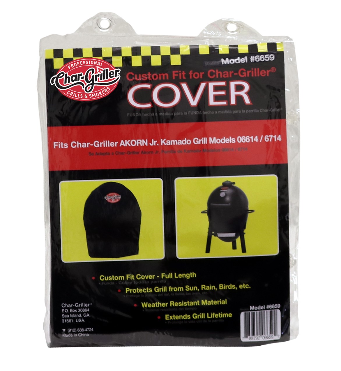 Char-Griller Akron® Jr Kamado Grill Cover - image 2 of 2