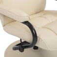 thumbnail image 5 of HomCom 2 Piece Faux Leather Recliner and Ottoman Set, 5 of 10