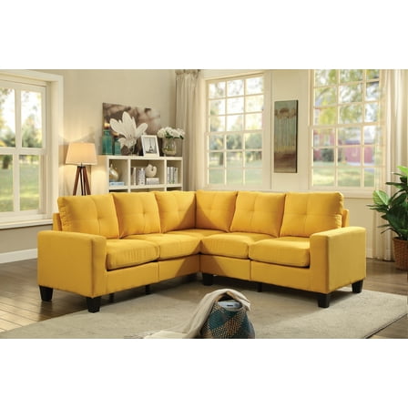 Glory Furniture Newbury G470B-SC Sectional???????? , YELLOW