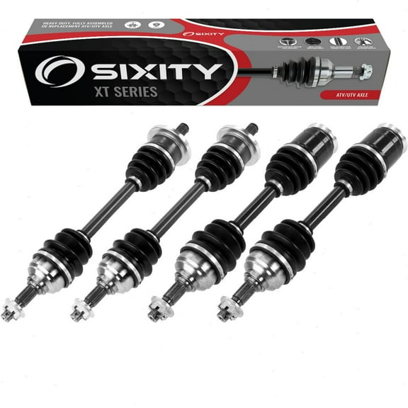 2002-2004 for Arctic Cat 250 4X4 Front Rear Left Right Axles XT Four Driver Passenger Complete Side