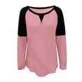 thumbnail image 3 of WEAIXIMIUNG T-Shirts Graphiques pour Femmes, Mode Tendance, Manches Longues, Col Rond, Chandail Décontracté Ample, 3 of 4