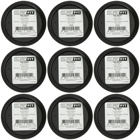 SureFit Flat Idler Pulley Exmark 1-633167 Lazer Z AC AS LC XP Zero-Turn 9pk