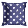 thumbnail image 1 of RYLABLUE White Flag with Five Pointed Stars Blue American America Throw Pillowcase Cushion Case Cover, 1 of 1