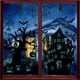 thumbnail image 5 of Decoración de Halloween Paquete de 6 pegatinas decorativas de pared con diseño de castillo de Halloween, pegatinas creativas para ventana, 5 of 9