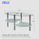 thumbnail image 2 of Mesa de Centro Moderna de Cristal para Sala Ovalada 90 x 50 x 45 cm, 2 of 4
