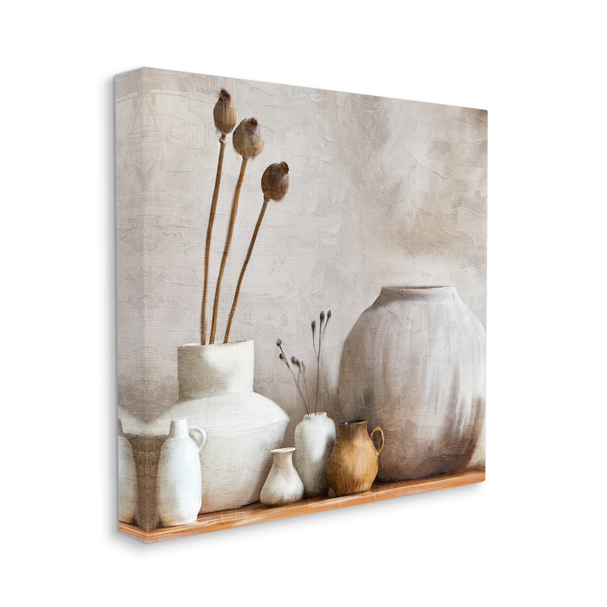 Stupell Industries Charming Country Still Life Botanical & Floral Painting Gallery Wrapped Canvas Art Print Wall Art, 30 x 30