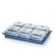 thumbnail image 2 of Elle Decor Acrylic Blue Tray w/ 6 Clear Bowls, Condiment Dishes, Serving Bowls, or Buffet Server, BPA Free, Perfect for Fruit, Appetizers, Chip & Dip, 2 of 8