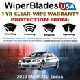 thumbnail image 2 of 2010 BMW 335i Beam Wiper Blades Wipers w/1yr Warranty (Set of 2), 2 of 5
