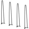 thumbnail image 6 of KFFKFF 28" Hairpin Furniture Legs Solid Metal Heavy Duty Dining Table Leg Modern, 6 of 9