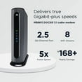 thumbnail image 2 of Motorola MB8611 DOCSIS 3.1 Multi-Gig Cable Modem | Pairs with Any WiFi Router | Approved for Comcast Xfinity, Cox Gigablast, Spectrum | 2.5 Gbps Port | 2500 Mbps Max Internet Speeds, 2 of 7